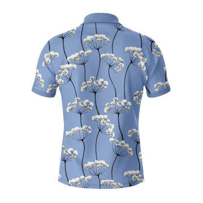 AOPPs - Cloudvine - Zipper Polo T-Shirt