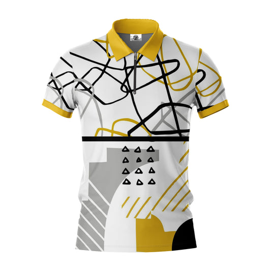 AOPPs - Cold-Pulse - Zipper Polo T-Shirt