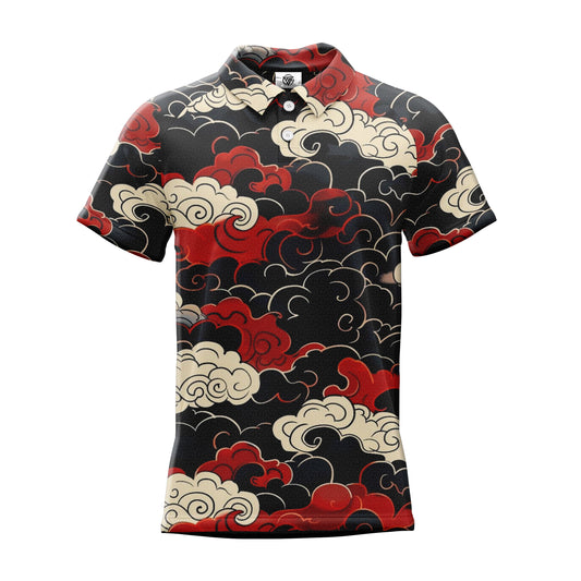AOPPs - Crimson Chaos Polo T-Shirt