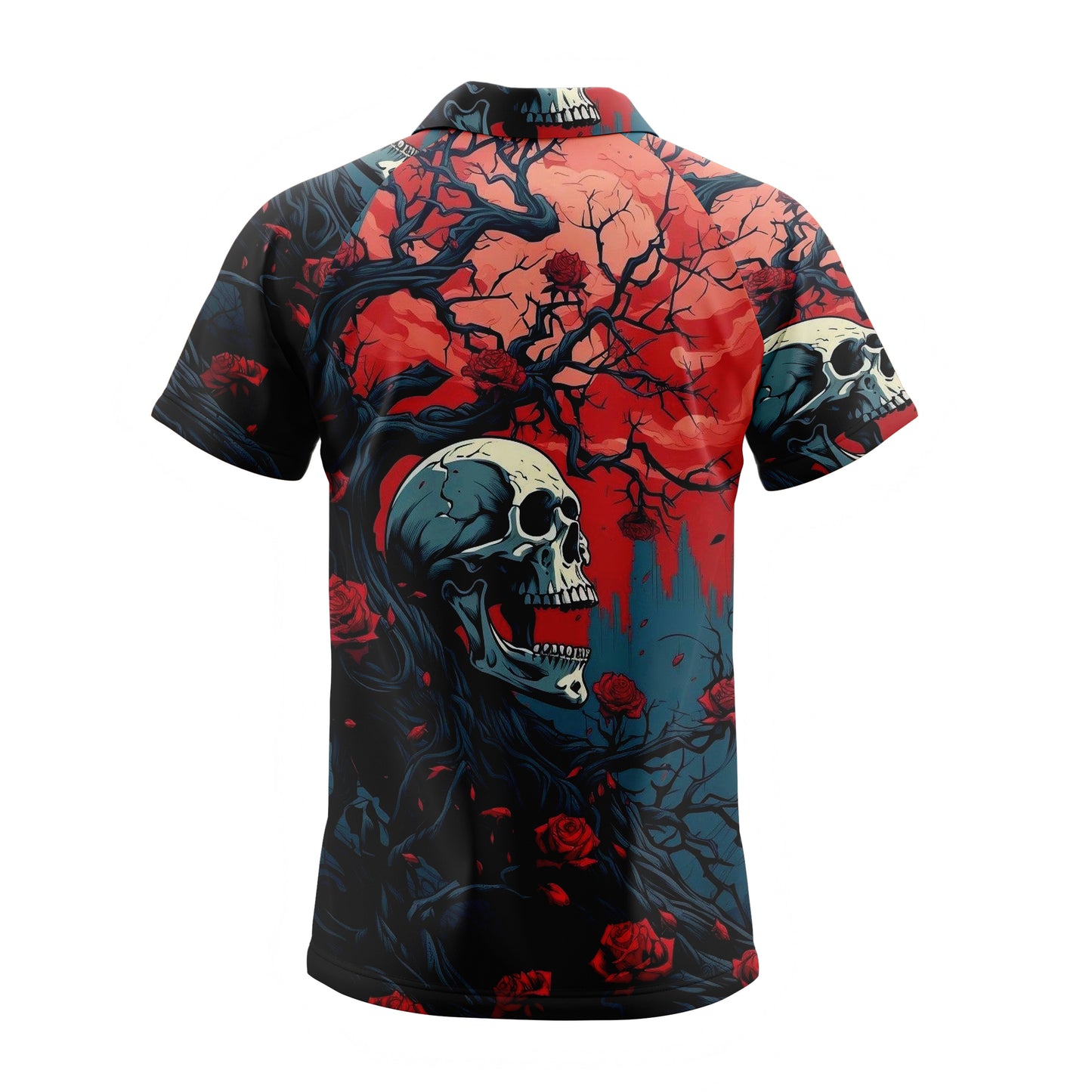 AOPPs - Crimson-Roots Polo T-Shirt