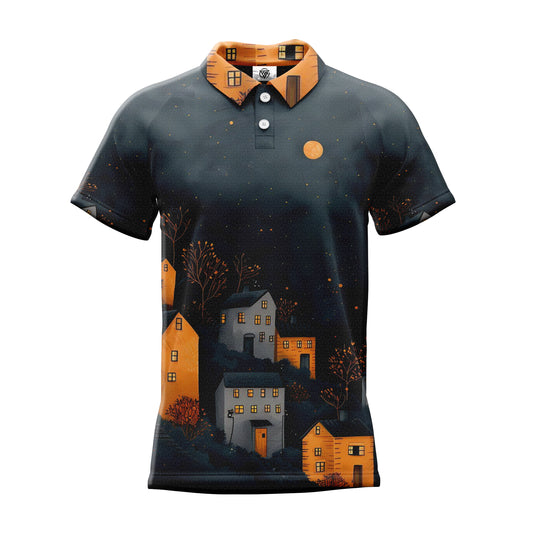 AOPPs - Starry-Eclipse Polo T-Shirt